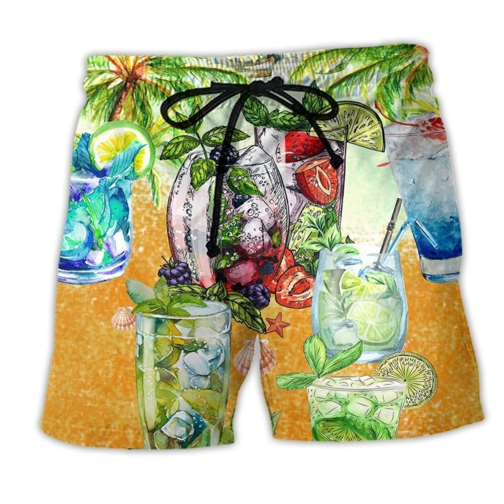Mojito Cocktail Summer Vibes - Beach Short