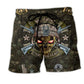 Veteran Strength Courage Cool Style - Beach Short