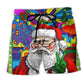 Hippie Santa Cool Glasses - Beach Short