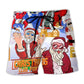 Christmas Santa Dancing Star - Beach Short