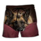 Sleepy German Shepherd Funny Dog Quote - Beach Short