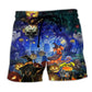 Halloween Dogs Fun Style - Beach Short