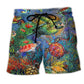 Turtle Turtley Awesome Ocean Art - Beach Short