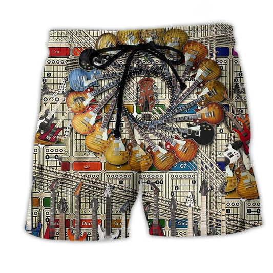 Electric Guitar Lover Music – Beach Short