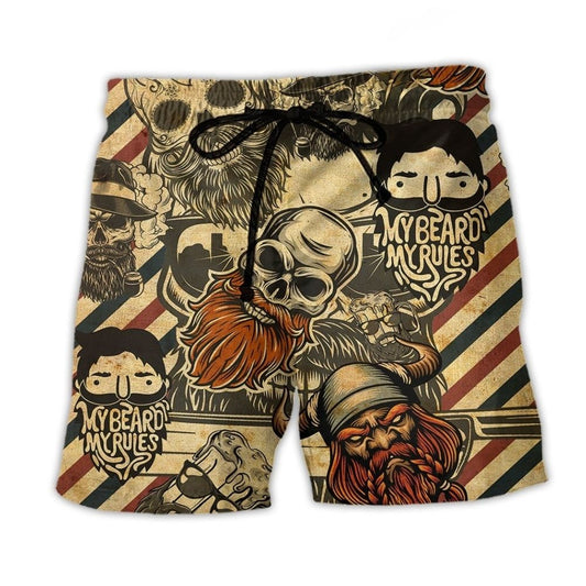 Viking My Rules My Beard Me Legend - Beach Short