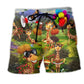 Happy Giraffe Funny Smile – Beach Short