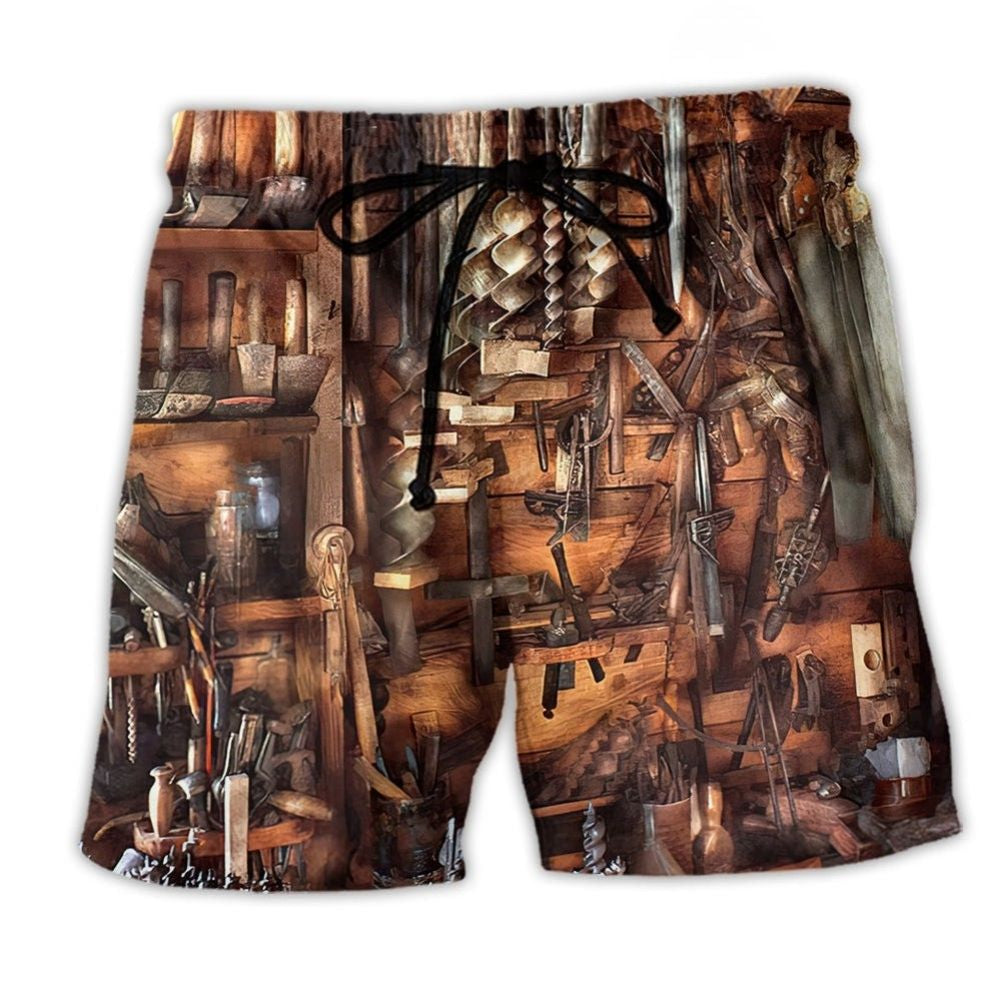 Carpenter Tools Retro Workshop – Beach Short