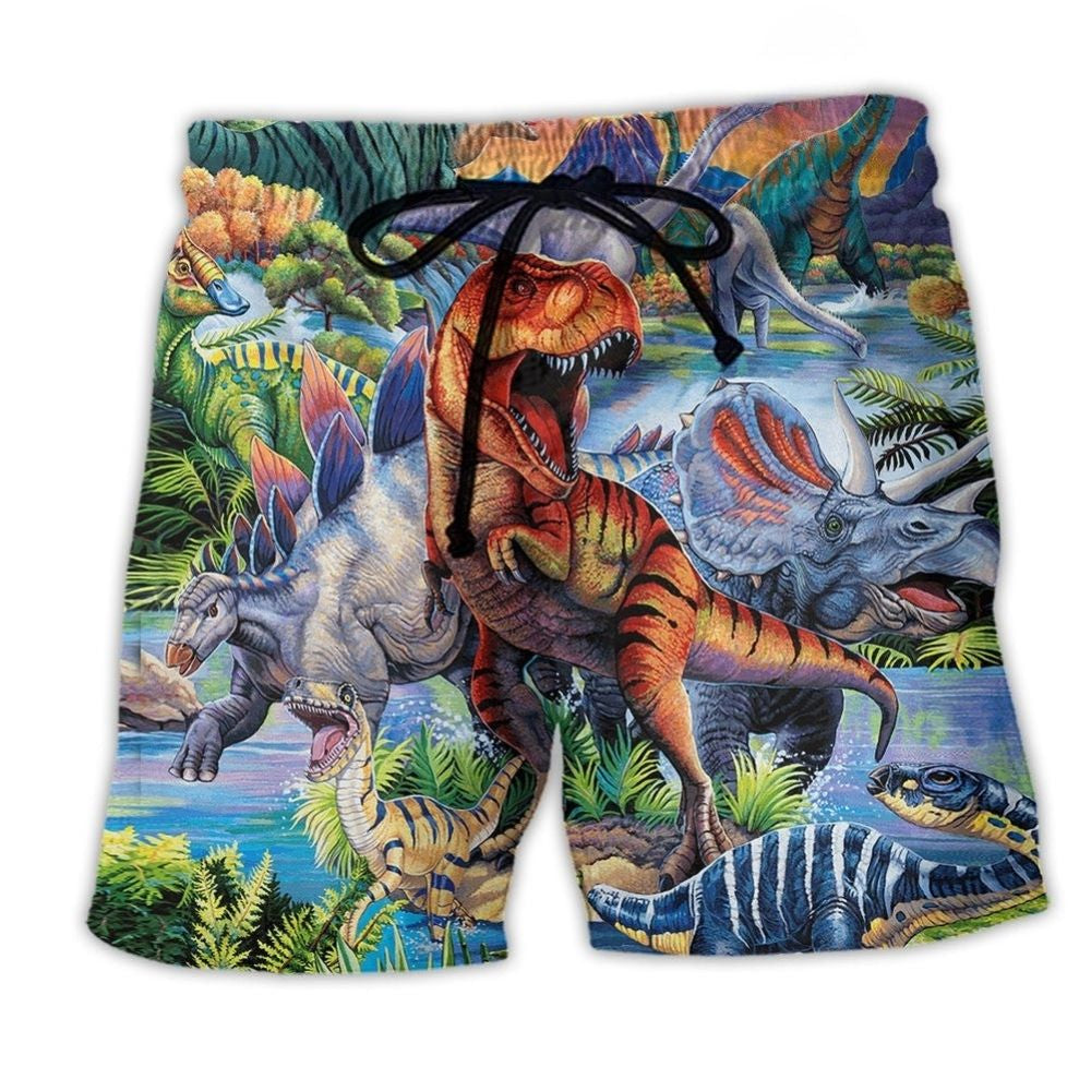 Amazing Dinosaur World Art – Beach Short
