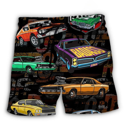 Muscle Car Racing Speed – Beach Short