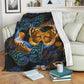 Multiple Sclerosis Awareness 50 x 60 Inch Flannel Blanket For Soft Bed Couch And Home Comfort