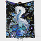 Dragon Blue And White Flannel Blanket For Living Room And Bedroom Styling