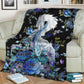 Dragon Blue And White Flannel Blanket For Bed Sofa And Reading Nook Decor