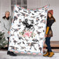 Dinosaur Floral Flannel Blanket For Soft Bed Couch And Home Comfort