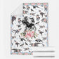 Dinosaur Floral Flannel Blanket For Cozy Home Lounging And Gifting