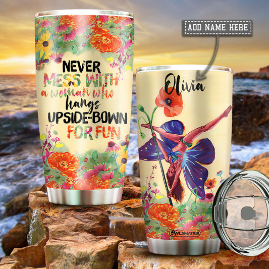 Pole Fitness In My Heart Personalized 20 Oz Tumbler For Weekend Trips Workdays And Everyday Drink Style