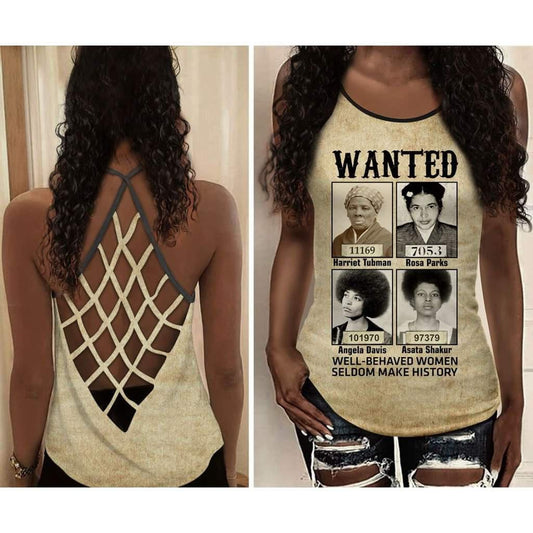 Black Woman Love Peace Limited Edition 10 – Hollow Tank Top