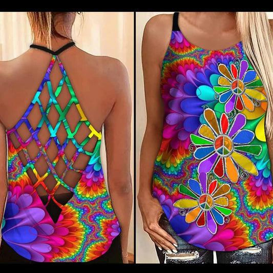 Hippie Soul Color Peaceful Limited Edition 10 – Hollow Tank Top