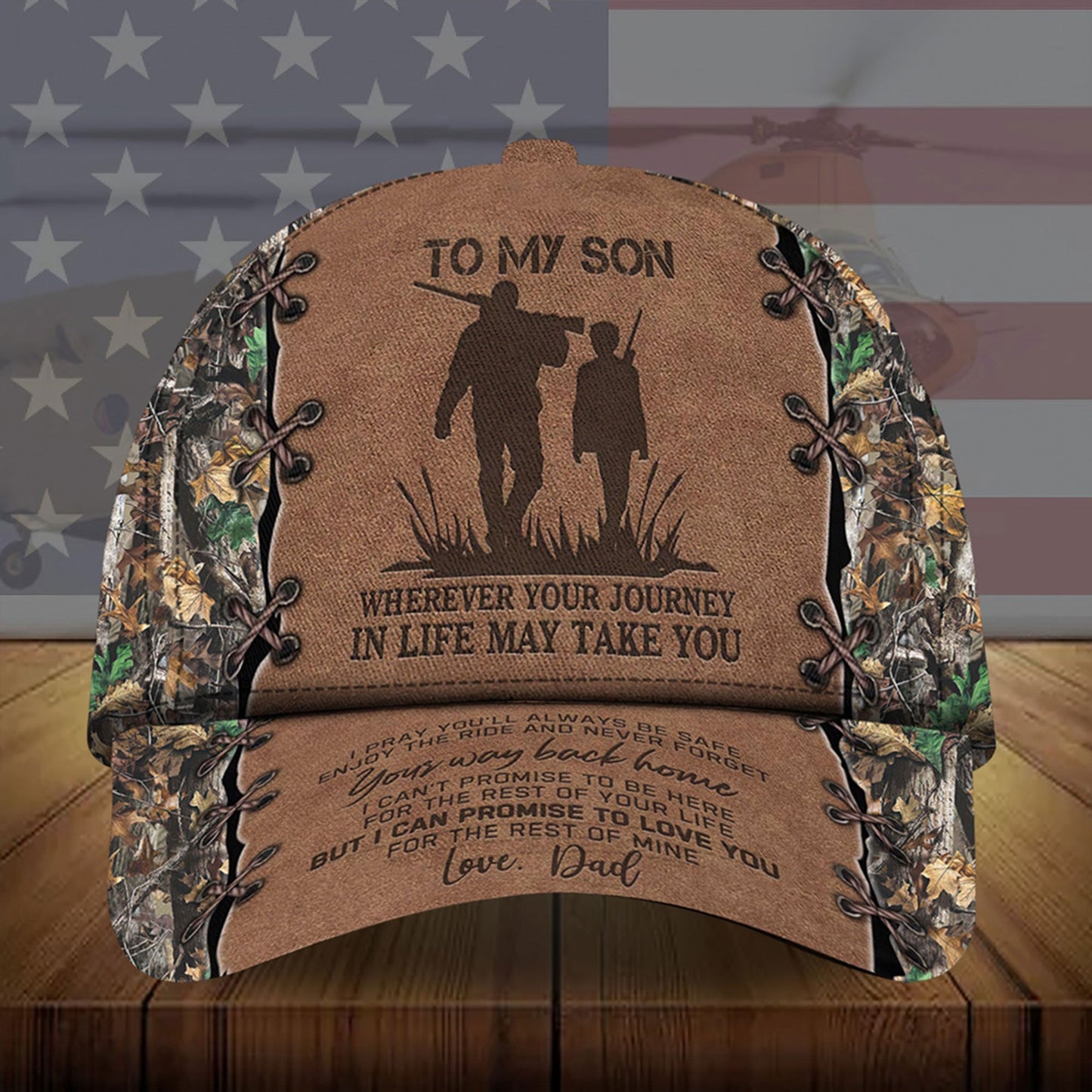 To My Son Hunting Camo 01 – Classic Cap