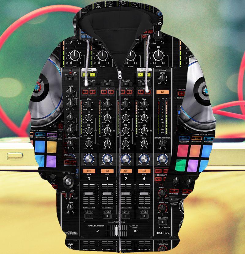 Dj Music Studio Art – 3D Hoodie