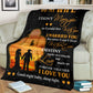 Firefighter To My Husband Fathers Day Flannel Blanket For Living Room And Bedroom Styling