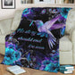 Hope Awareness Dragonfly Flannel Blanket For Living Room And Bedroom Styling