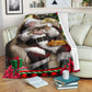Cat All I Want For Christmas Is A Nap Flannel Blanket For Soft Bed Couch And Home Comfort