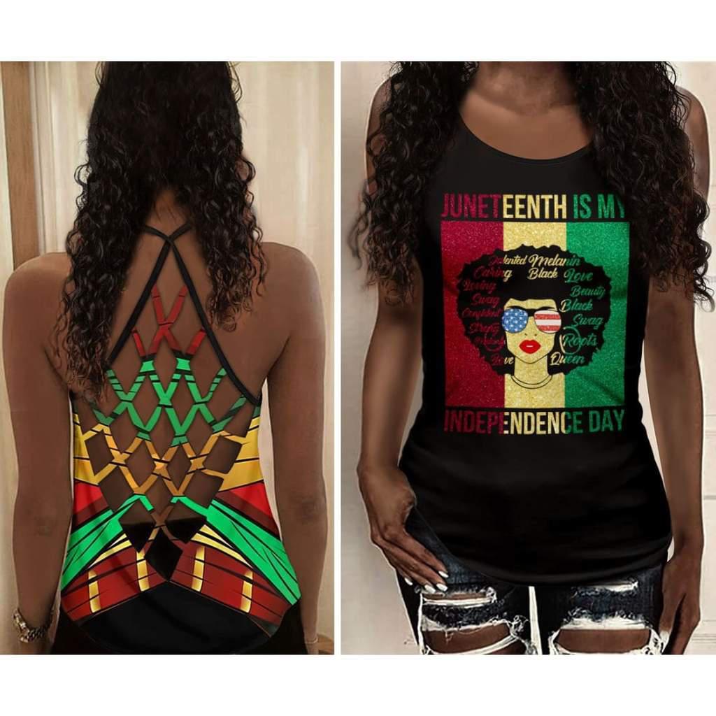 Black Woman Love Peace Limited Edition 11 – Hollow Tank Top