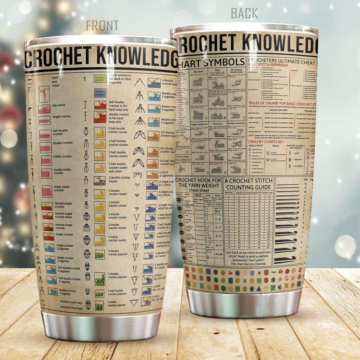 Crochet Lover 20 Oz Tumbler For Travel Gifts
