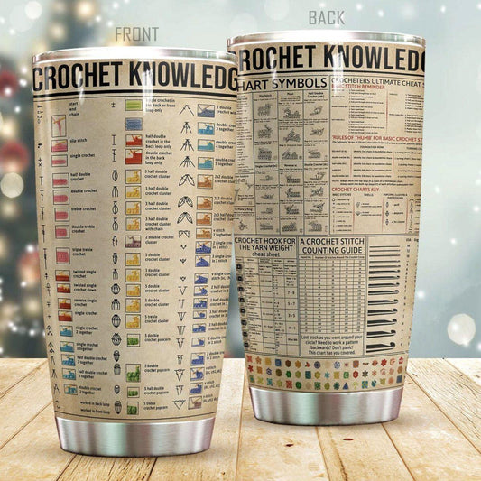 Crochet Lover 20 Oz Tumbler For Travel Gifts