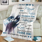 Dragon To My Gorgeous Wife Flannel Blanket For Living Room And Bedroom Styling