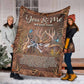 Hunting Deer You And Me Flannel Blanket For Relaxing At Home And Travel