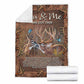 Hunting Deer You And Me Flannel Blanket For Bed Sofa And Reading Nook Decor