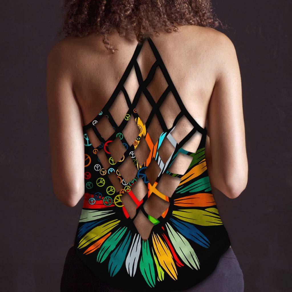 Hippie Soul Color Peaceful Limited Edition 12 – Hollow Tank Top