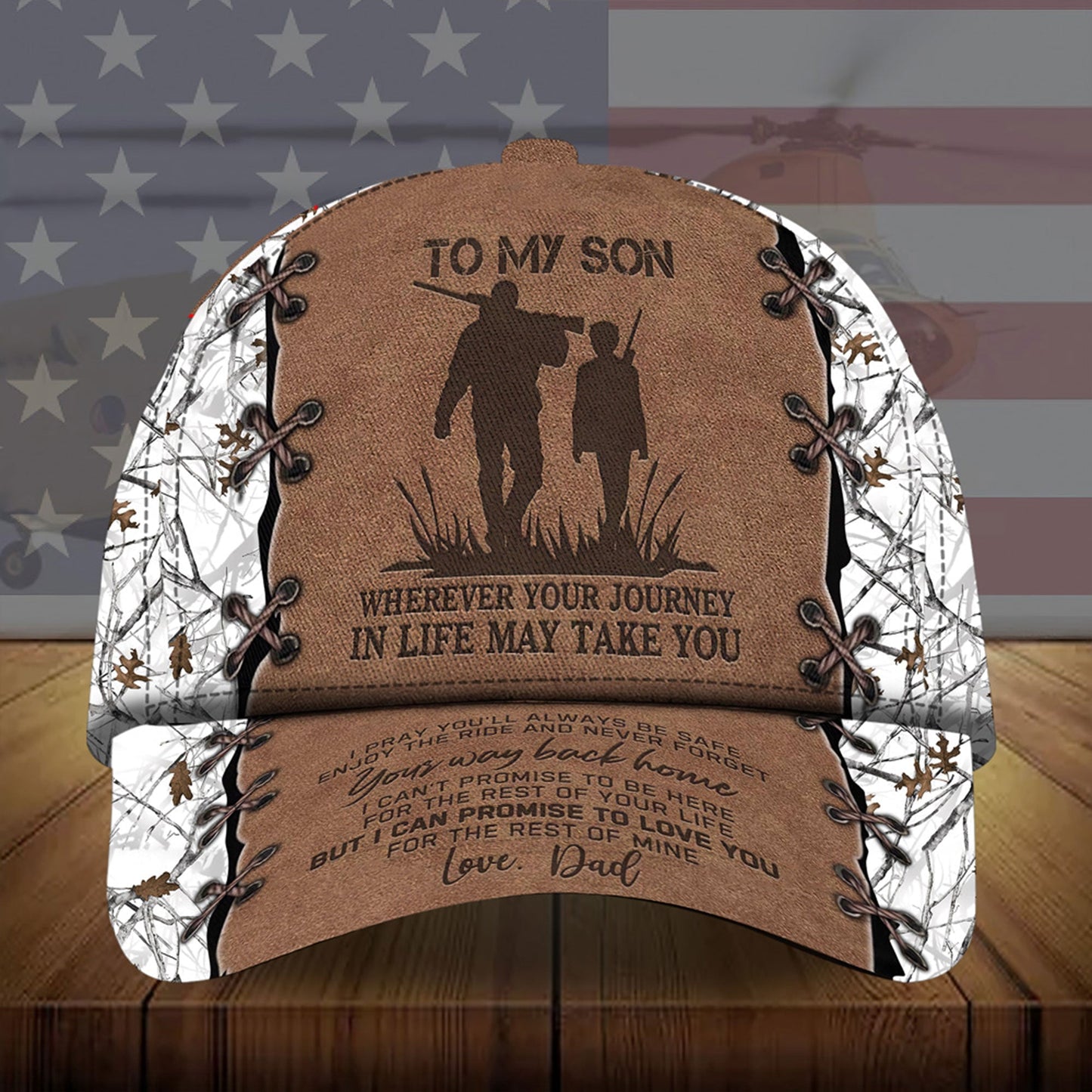 To My Son Hunting Camo 01 – Classic Cap