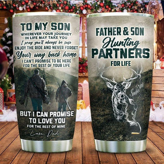 Hunting Love Deer 20 Oz Tumbler For Hot Cold Drinks And Travel