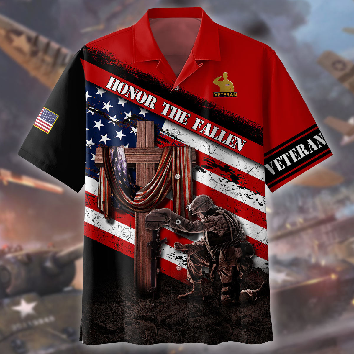 Veteran Honor The Fallen Memory Style – Hawaiian Shirt
