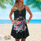 Turtle Is Beach Soul Limited 13 – Women's Summer Sleeveless V-Neck Camisole Dress