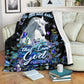 Horse Be Still And Knowing That I Am God Flannel Blanket For Soft Bed Couch And Home Comfort