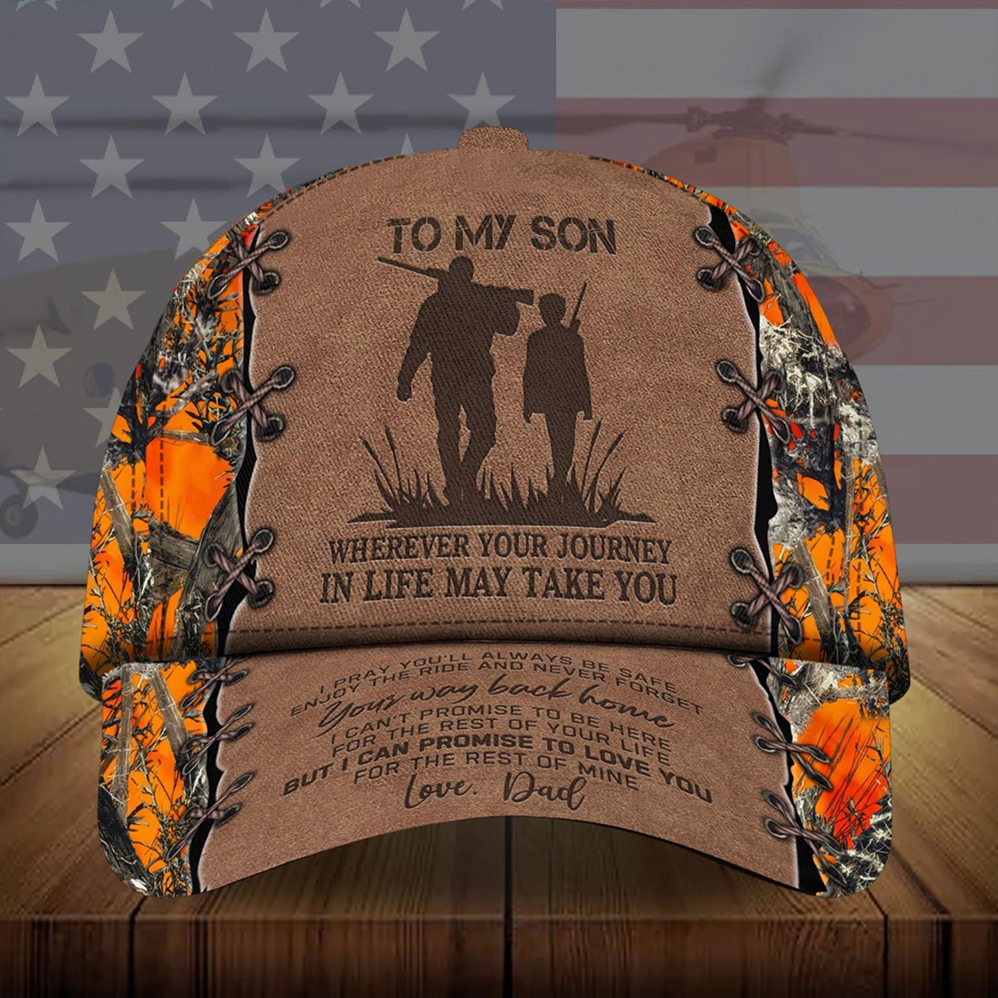 To My Son Hunting Camo 01 – Classic Cap