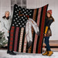 Native American Flag Native American Flannel Blanket For Bedroom Couch And Daily Comfort