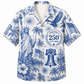 America 250th Blue Liberty Hawaiian Shirt