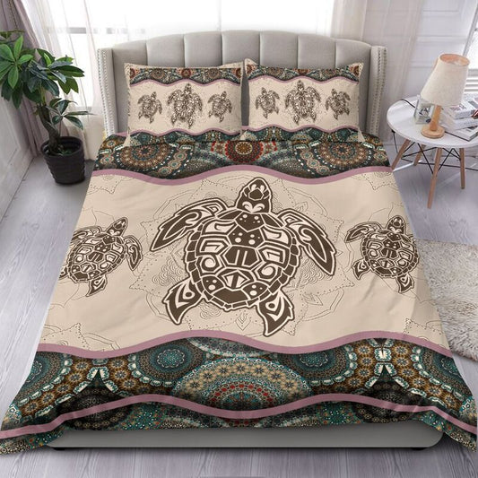 Turtle Love Life Bedding Cover For Coastal Bedroom Decor