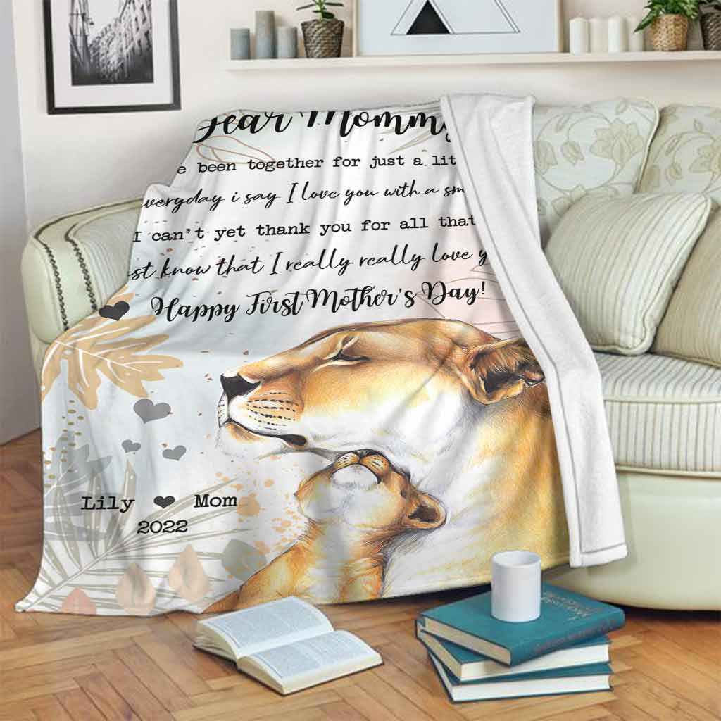 Lion Forever And Ever Personalized Flannel Blanket For Living Room And Bedroom Styling