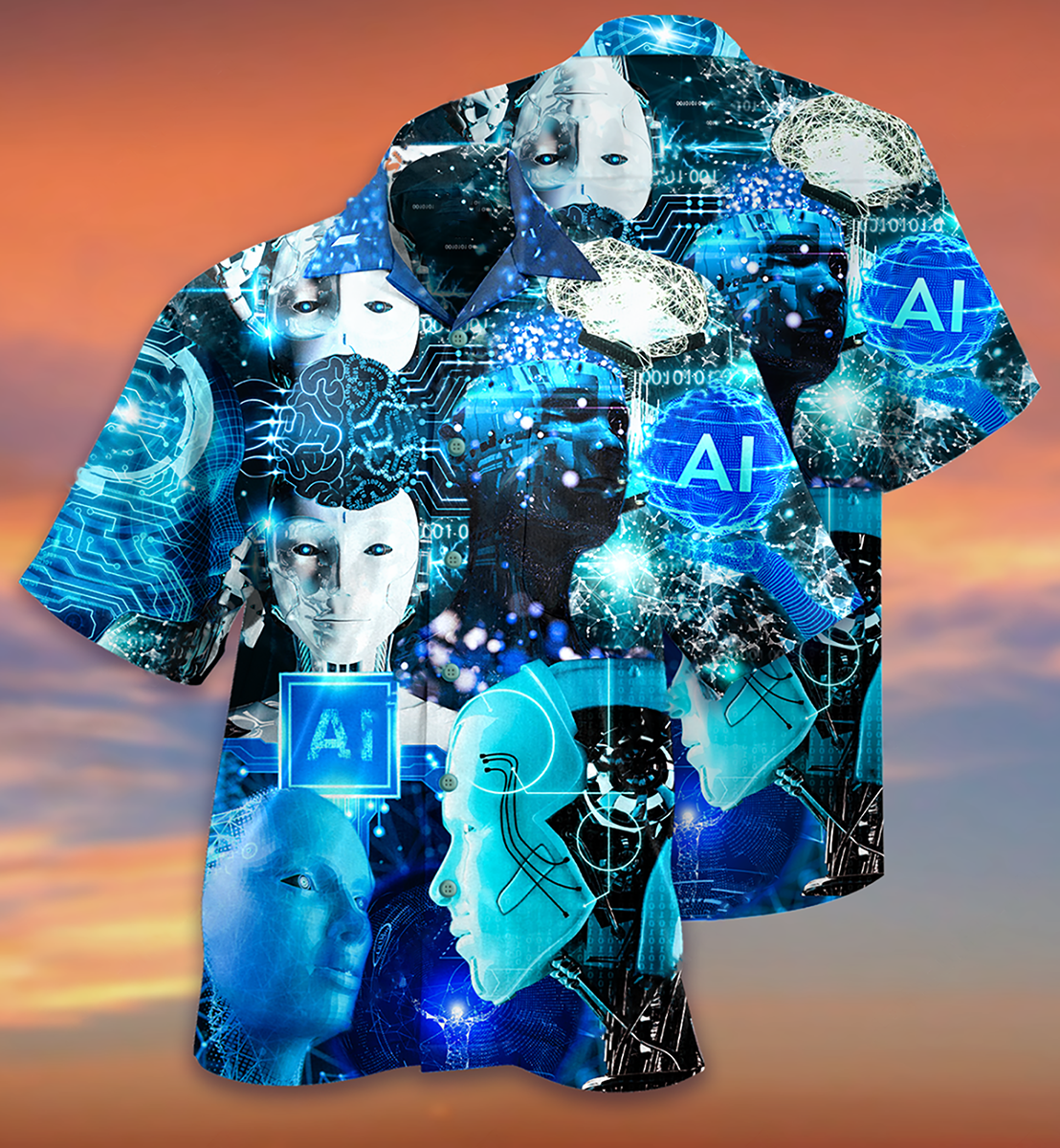 AI In Modern Life Edition – Hawaiian Shirt