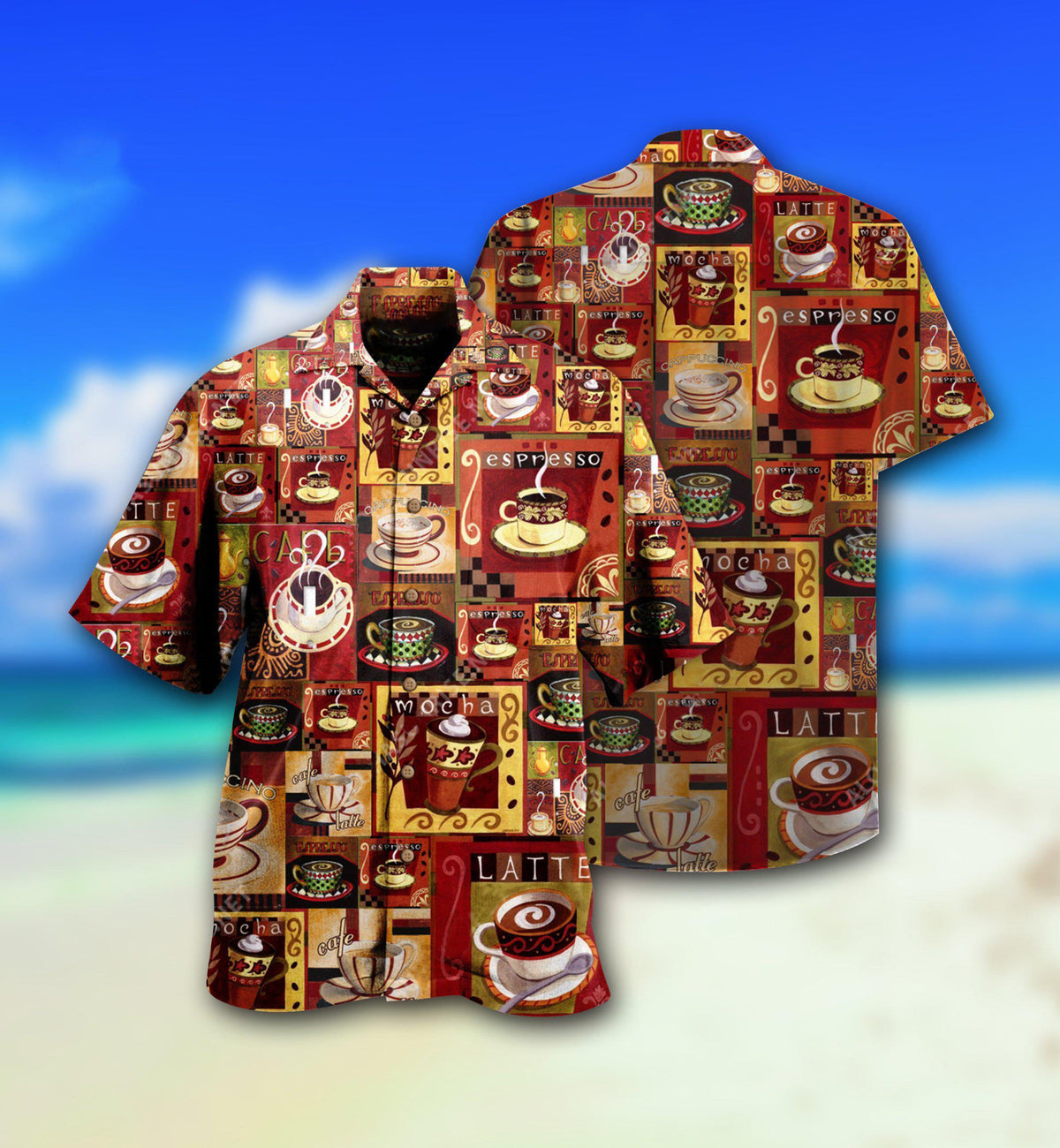 Coffee Latte Love It Edition – Hawaiian Shirt