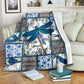 Diabetes Awareness Flannel Blanket For Soft Bed Couch And Home Comfort