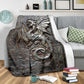 Dragon Protects Your Life Flannel Blanket For Relaxing At Home And Travel
