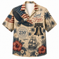 America 250th Land of Free Hawaiian Shirt