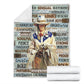 Horse I Am Beautiful Flannel Blanket For Bed Sofa And Reading Nook Decor