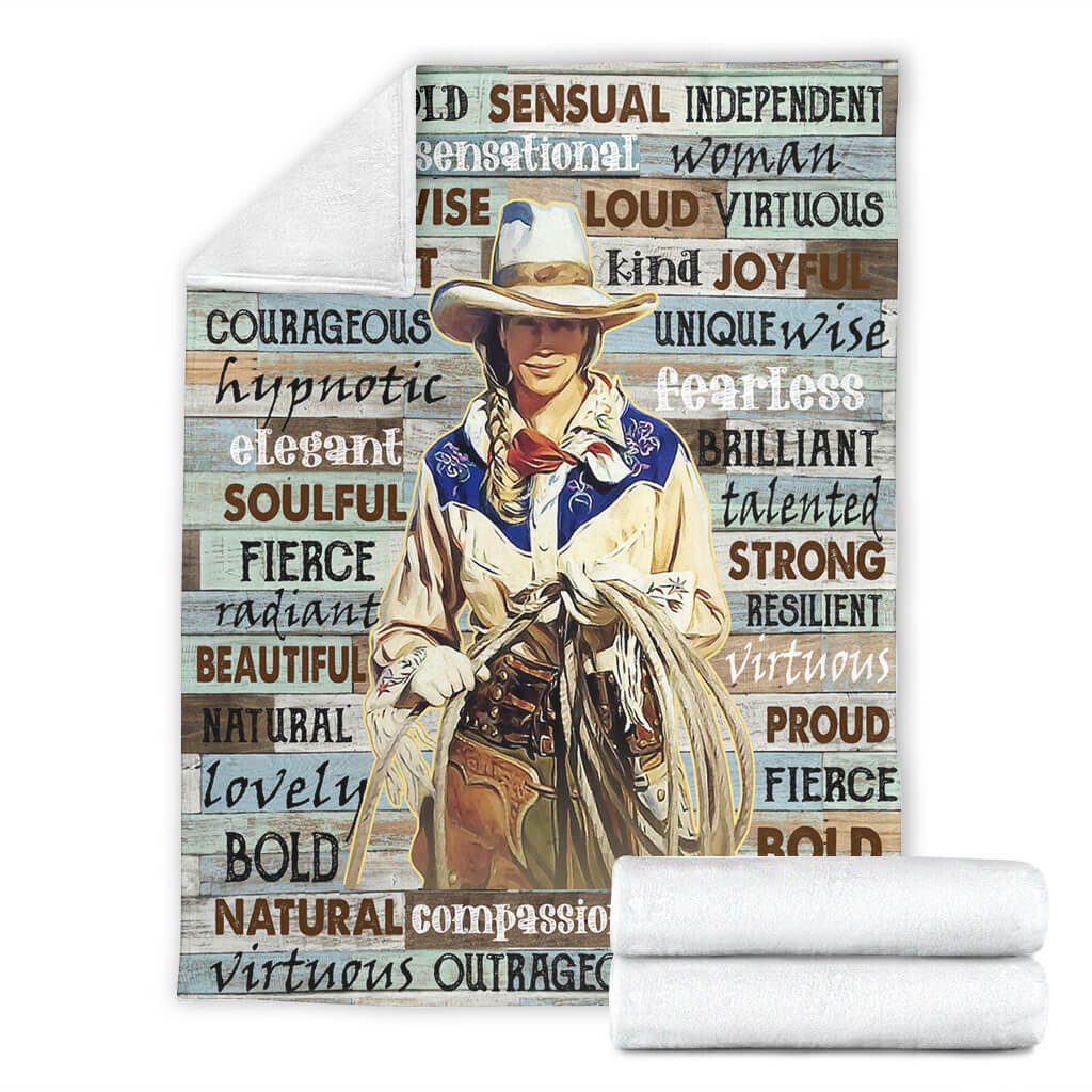 Horse I Am Beautiful Flannel Blanket For Bed Sofa And Reading Nook Decor